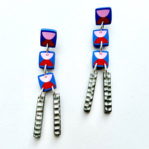 Energy Field Earrings_Studs_Long Charms